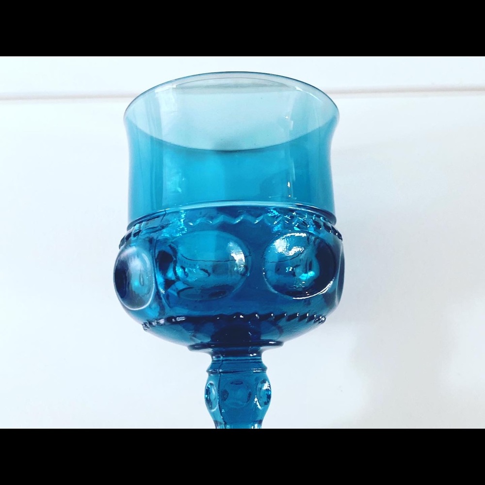Mini blue goblets - Picture 2 of 3